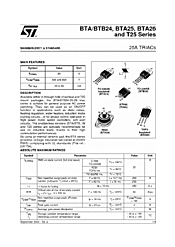 DataSheet BTA24 pdf